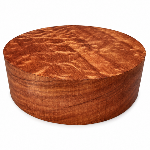 5"x4" KD Figured Sapele Wood Bowl Turning Blank
