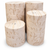 Heavy figure ambrosia maple round bowl blank stacks