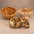 7"x2" KD Ambrosia Maple (Heavy Figure) Wood Platter Turning Blank