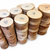 Hickory round bowl turning blank stacks