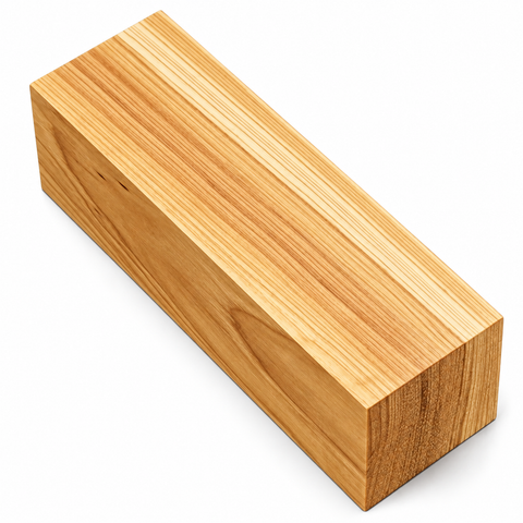 2"x2"x12" KD Hickory Wood Spindle Turning Blank