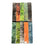Pack of 5) 7/8 x 7/8 x 5 Random Color Stabilized and Dyed Maple Burl Wood Pen Turning Blank