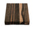 4"x2" Kiln Dried Macassar Ebony Wood Bowl Turning Blank