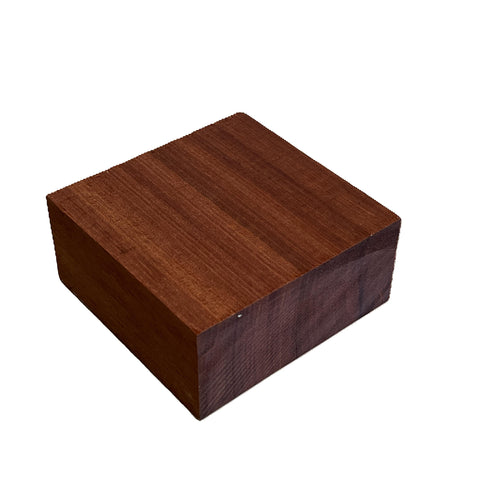 4"x4"x2" KD Bloodwood Square Wood Bowl Turning Blank