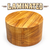 7"x4" KD Canarywood 2 PIECE LAMINATED Wood Bowl Turning Blank