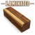 4"x4"x12" KD Tzalam 2 PIECE LAMINATED Wood Spindle Turning Blank