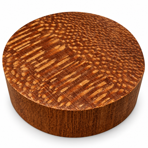 7"x2" KD Leopardwood Wood Platter Turning Blank