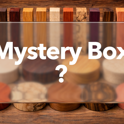 Mystery Box of Bowl & Spindle Blanks $350+ dollar value and free shipping! All KD Exotics and Domestics Satisfaction Guranteed!