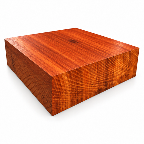 5"x5"x2" KD Padauk Wood Square Bowl Turning Blank