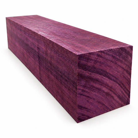 3"x3"x12" Purpleheart Wood Spindle Turning Blank