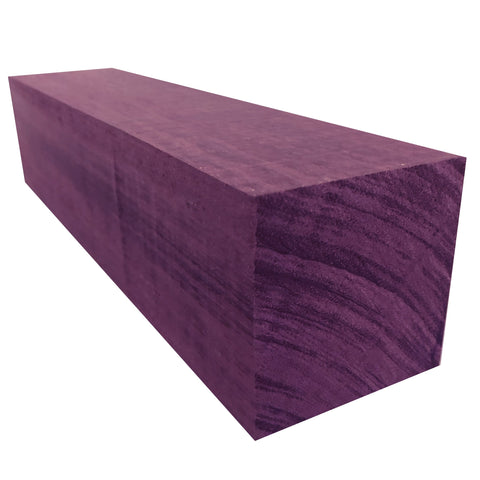3"x3"x12" Purpleheart Wood Spindle Turning Blank