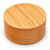 Red oak bowl blank with simulated clear satin finish to illustrate natural grain and color