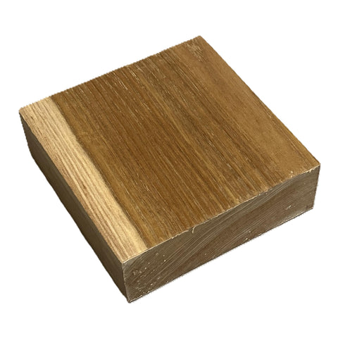 6"x6"x2" KD Red Elm Square Wood Bowl Turning Blank