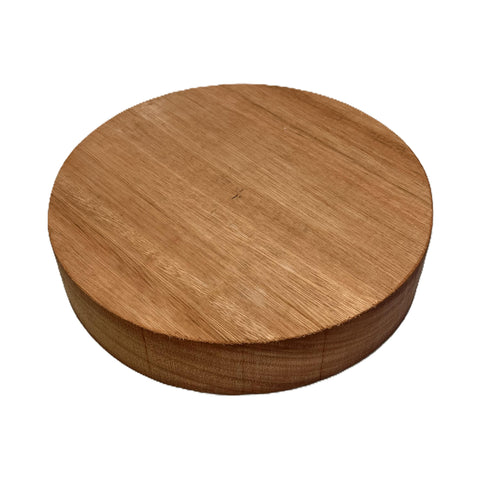 9"x2" KD Red Grandis Wood Platter Turning Blank