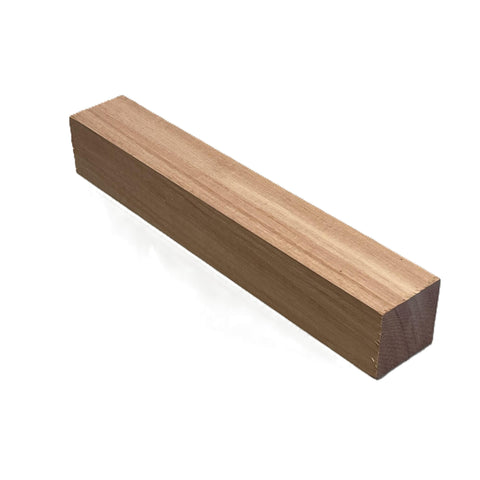 2"x2"x12" KD Red Grandis Wood Spindle Turning Blank