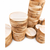 Natural ambrosia maple bowl turning blanks on a white background