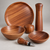 5"x4" KD Ribbon Sapele Wood Bowl Turning Blank