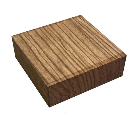 5"x5"x2" KD Ebiara Square Wood Bowl Turning Blank