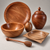 5"x4" KD Sapele Wood Bowl Turning Blank