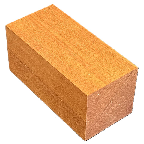 4"x4"x4" KD Sapele Wood Spindle Turning Blank