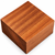 5"x5"x4" KD Sapele Square Wood Bowl Turning Blank