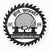 4" Die Cut Saw Blade Sticker got wood?