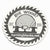 4" Die Cut Saw Blade Sticker got wood?