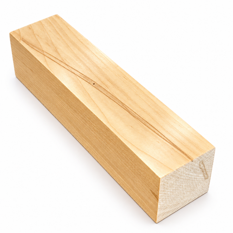 1.5"x1.5"x12" KD Select Maple Wood Spindle Turning Blank