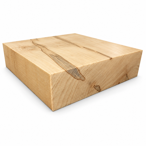 Pack of 12) 5"x5"x2" KD Select Maple Wood Square Turning Blank