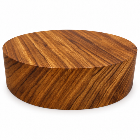 11"x2" KD Shedua Wood Platter Turning Blank