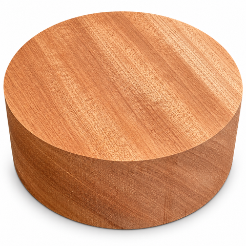 4"x3" KD Sipo Mahogany Wood Bowl Turning Blank