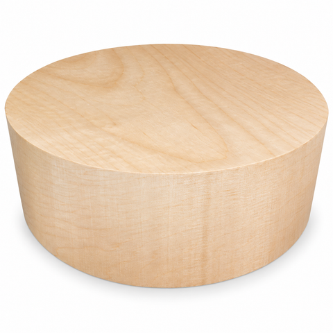 14"x3" KD Soft Maple Wood Platter Turning Blank