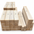 Kiln dried sycamore spindle blanks