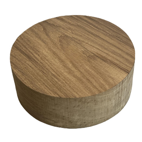 12"x2" KD Teak Wood Platter Turning Blank