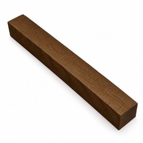 1.5"x1.5"x12" KD Torrefied Ash Wood Spindle Turning Blank