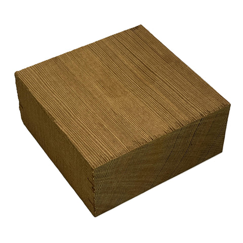 4.75"x4.75"x2" KD Torrefied Douglas Fir Square Wood Bowl Turning Blank