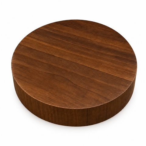 9"x2" KD Torrefied Poplar Wood Platter Turning Blank