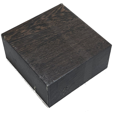 6"x6"x3" KD Wenge Square Wood Bowl Turning Blank