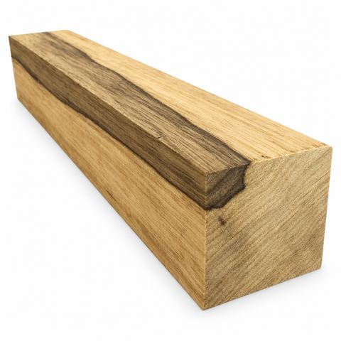 1.5"x1.5"x12" KD White Limba Wood Spindle Turning Blank