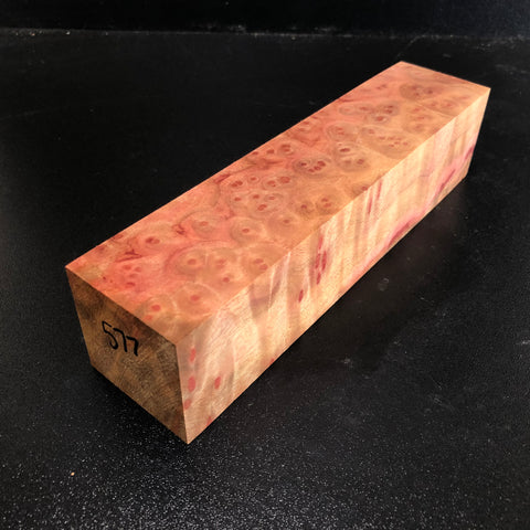 2"x2"x8" Camphor Burl Wood Spindle Turning Blank (#00577)