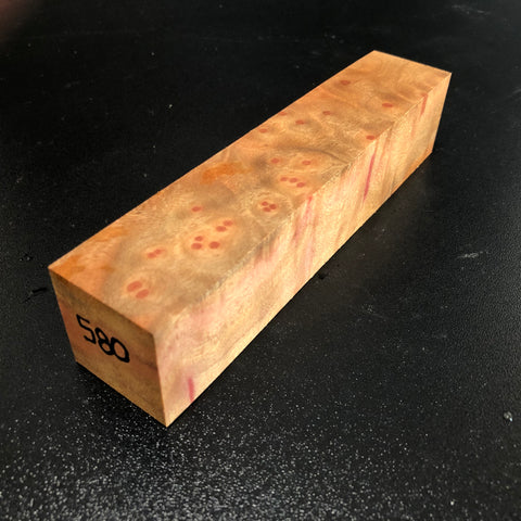 1.5"x1.5"x6.75" Camphor Burl Wood Spindle Turning Blank (#00580)