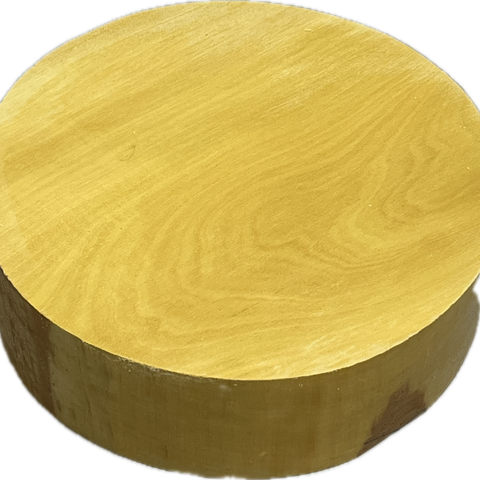 4"x2" KD Yellowheart Wood Bowl Turning Blank