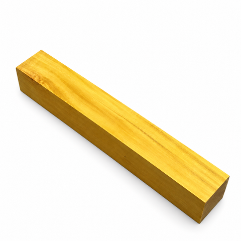 1.5"x1.5"x6" KD Yellowheart Wood Spindle Turning Blank