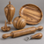 1.5"x1.5"x12" KD Zebrawood Wood Spindle Turning Blank