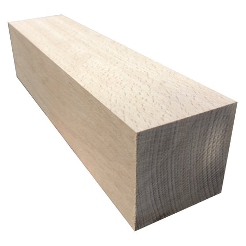 4"x4"x24" KD Beech Wood Spindle Turning Blank