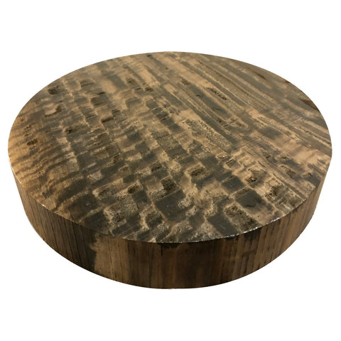 13"x1.5" KD Figured Eucalyptus Wood Platter Turning Blank