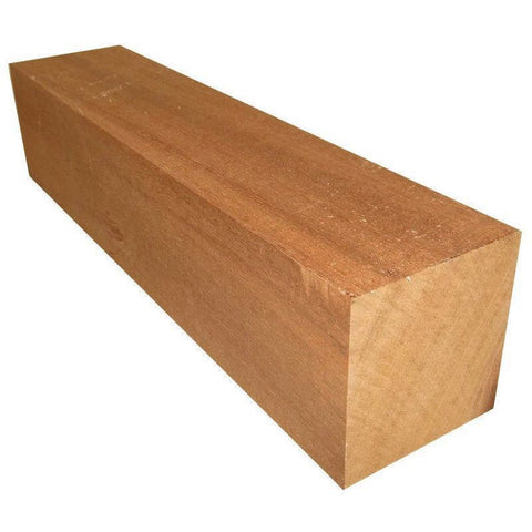 2"x2"x12" KD Genuine Mahogany Wood Spindle Turning Blank