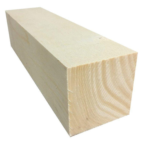2"x2"x18" KD Hackberry Wood Spindle Turning Blank