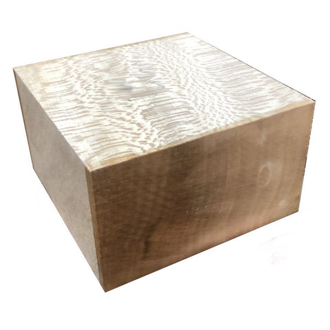 5"x5"x3" KD American Lacewood Wood Square Turning Blank