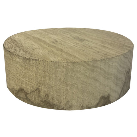 12"x2" KD White Limba Wood Platter Turning Blank